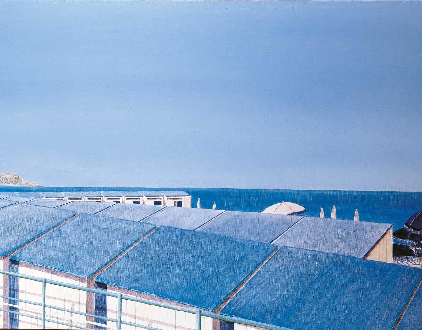 Pierre Montant _ Artiste peintre _ Suisse _ Tableaux _ Années 2000 _ Blue beach